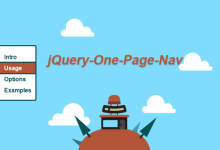 jquery单页网站导航插件One Page Nav 电商页面楼层效果