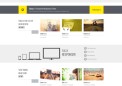 黄色网页设计公司响应式html5模板下载