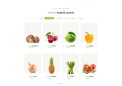 绿色清新响应式绿色农产品网站模板