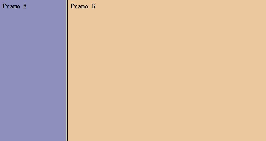 【HTML标签】框架标签frameset、frame、iframe